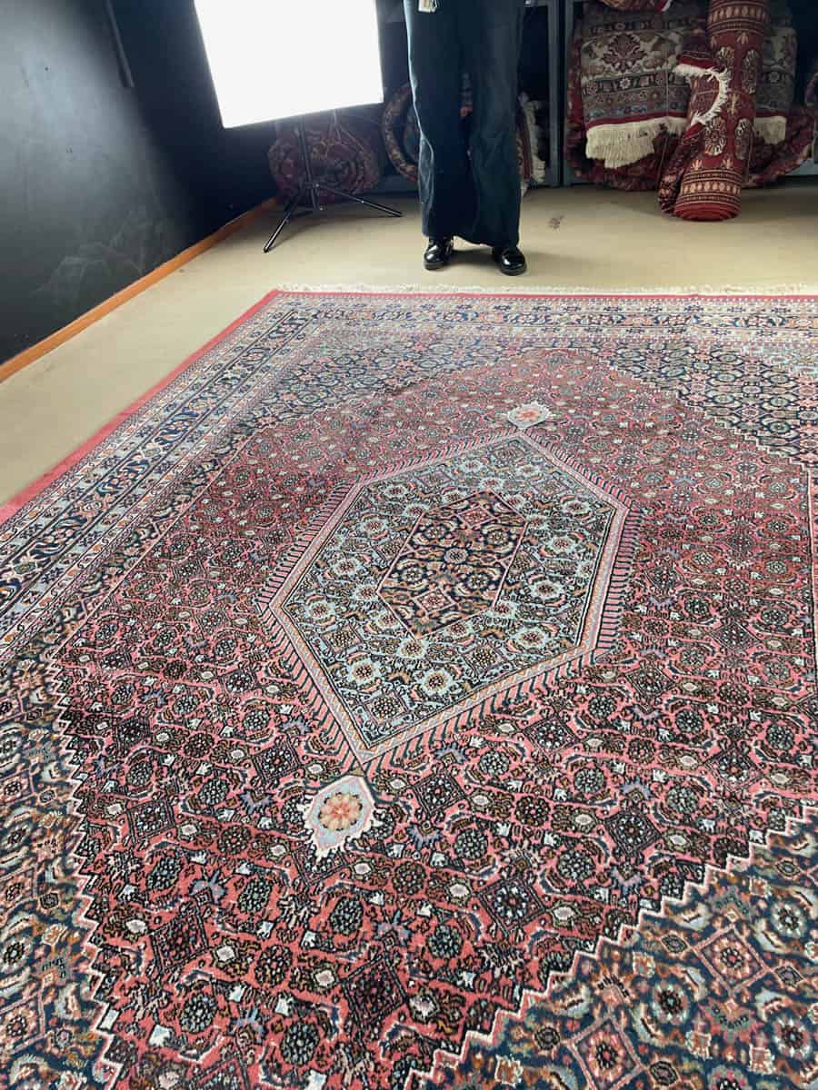 harvinainen vaaleanpunainen vintage bijar 295 x 202 cm (kopio)