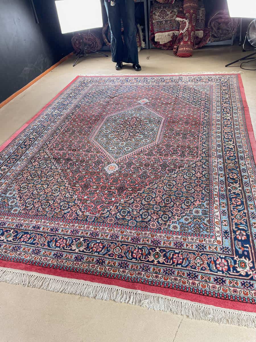 harvinainen vaaleanpunainen vintage bijar 295 x 202 cm (kopio)