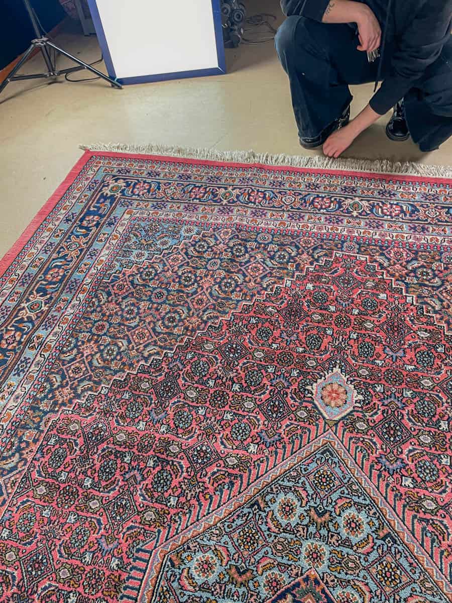 harvinainen vaaleanpunainen vintage bijar 295 x 202 cm (kopio)