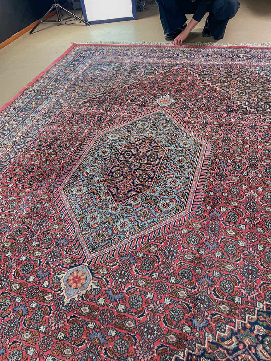 harvinainen vaaleanpunainen vintage bijar 295 x 202 cm (kopio)