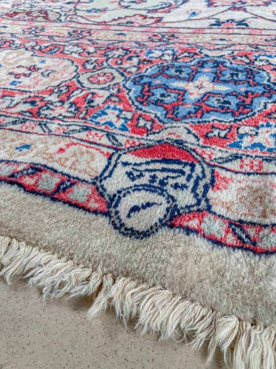 tyrmäävän elegantti palatsikokoinen sarouk 1960 luvulta 405 x 320 cm