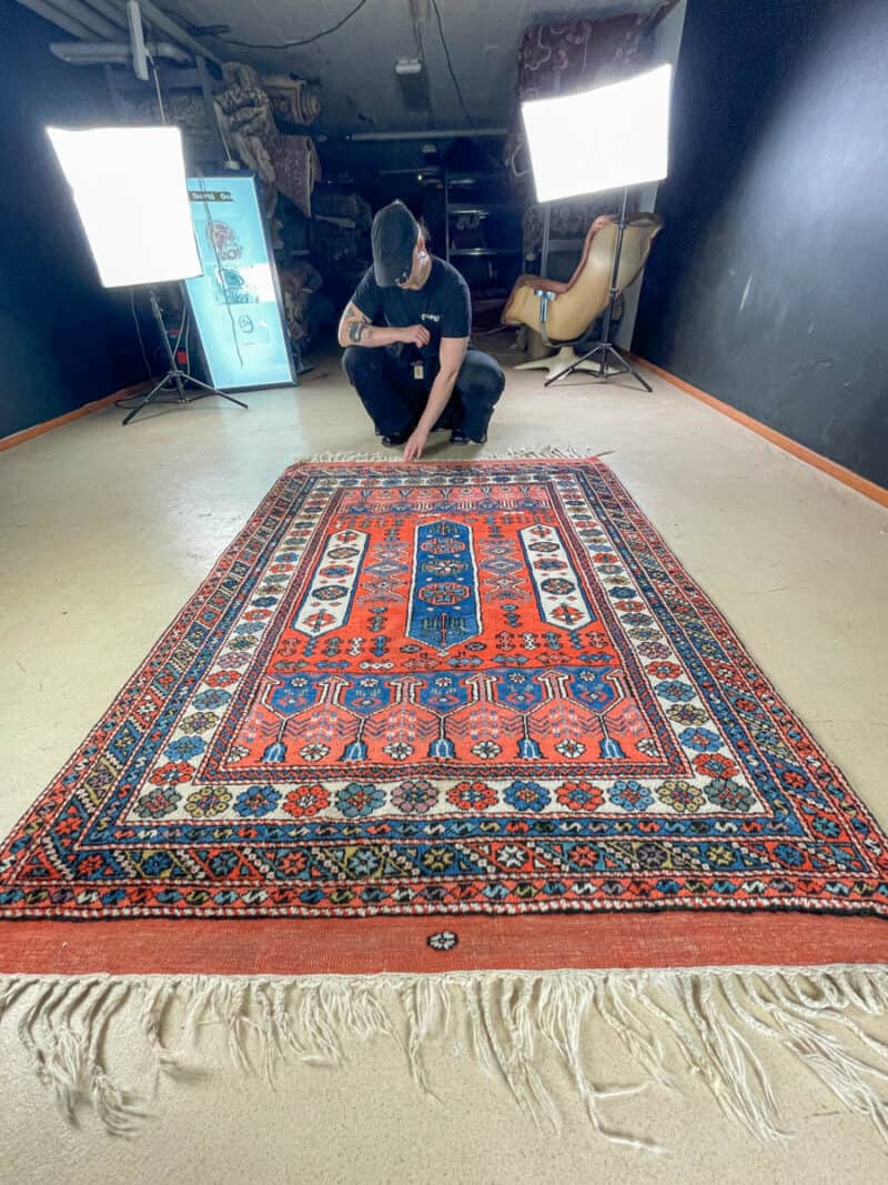 perinteinen puoliantiikki buhara 196 x 137 cm