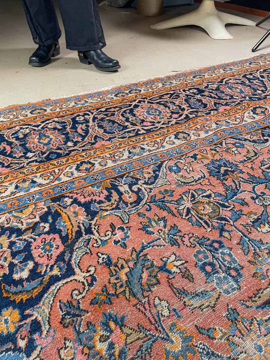 Äärimmäisen yksityiskohtainen palatsikokoinen keshan 393 x 302 cm (kopio) (kopio)