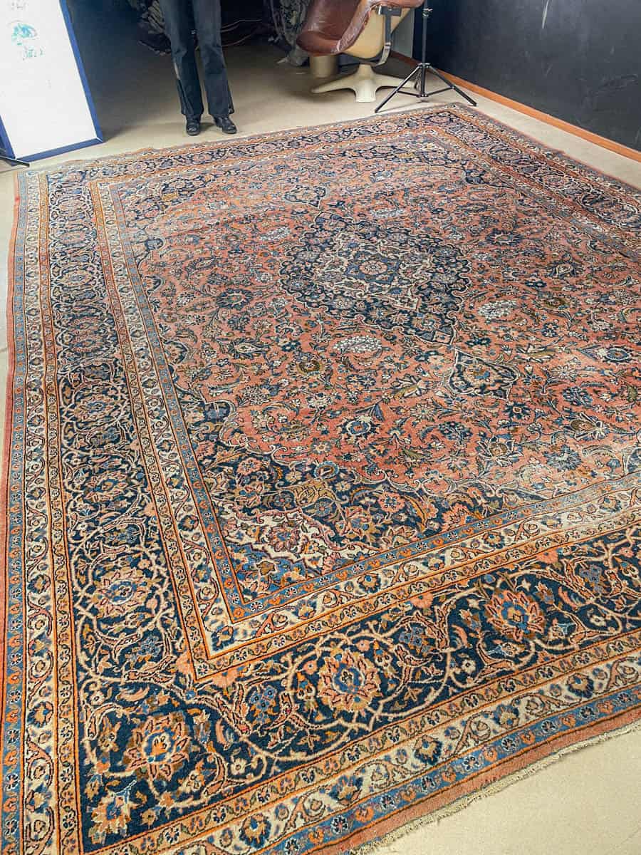 Äärimmäisen yksityiskohtainen palatsikokoinen keshan 393 x 302 cm (kopio) (kopio)