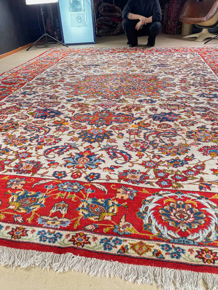 upea palatsikokoinen vaalea isfahan 374 x 285 cm