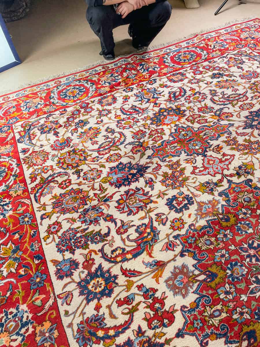 upea palatsikokoinen vaalea isfahan 374 x 285 cm