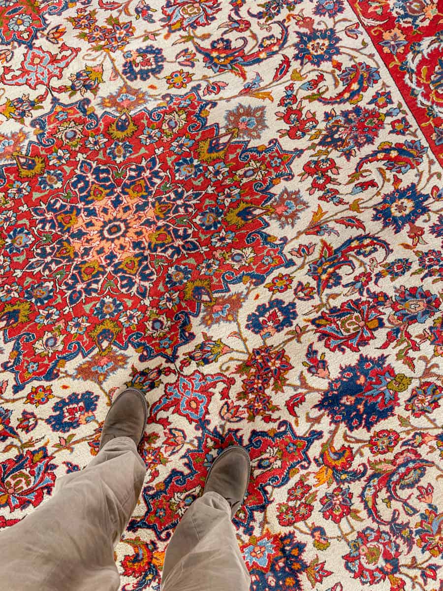 upea palatsikokoinen vaalea isfahan 374 x 285 cm