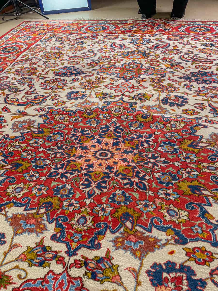 upea palatsikokoinen vaalea isfahan 374 x 285 cm