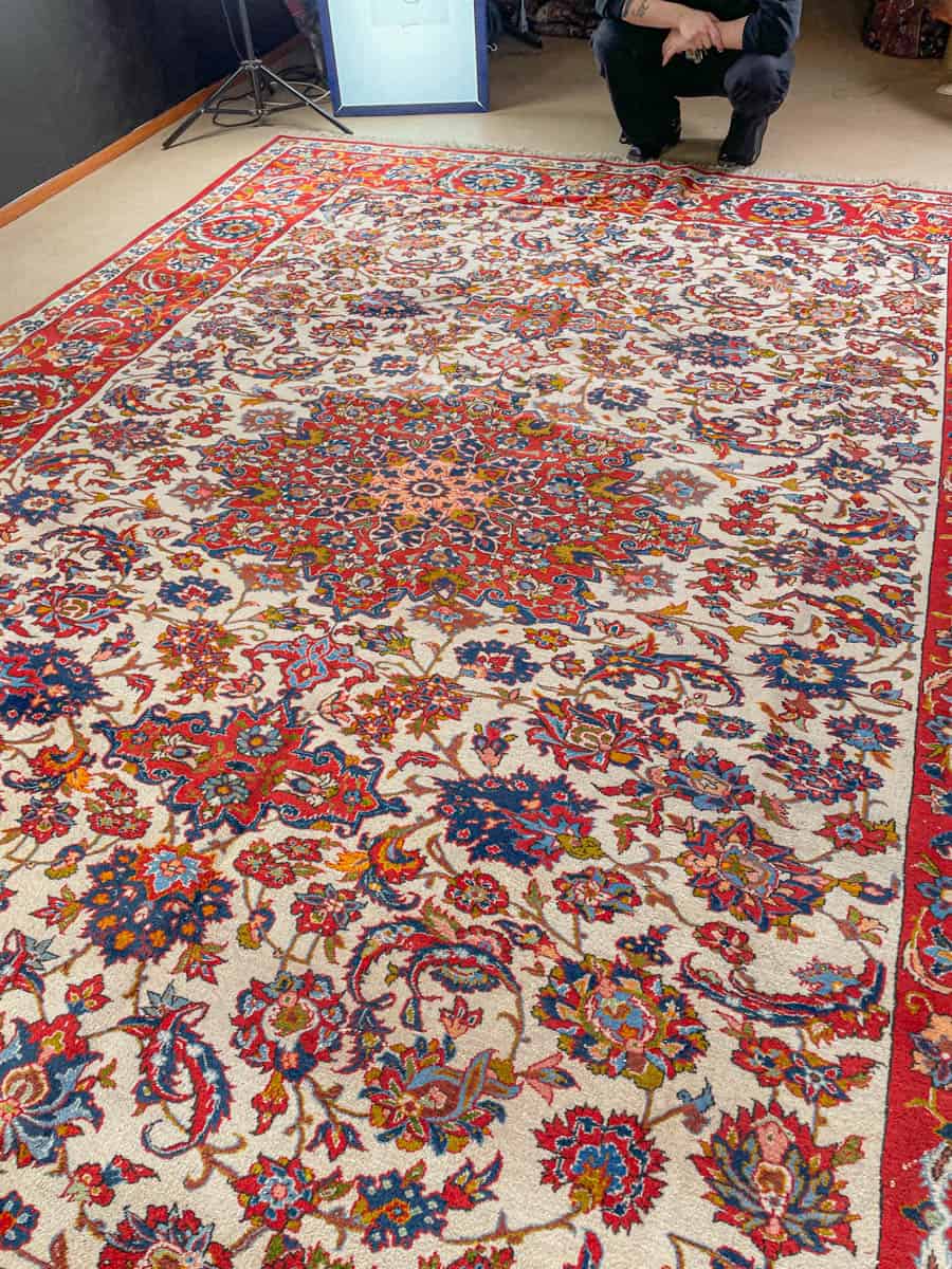 upea palatsikokoinen vaalea isfahan 374 x 285 cm