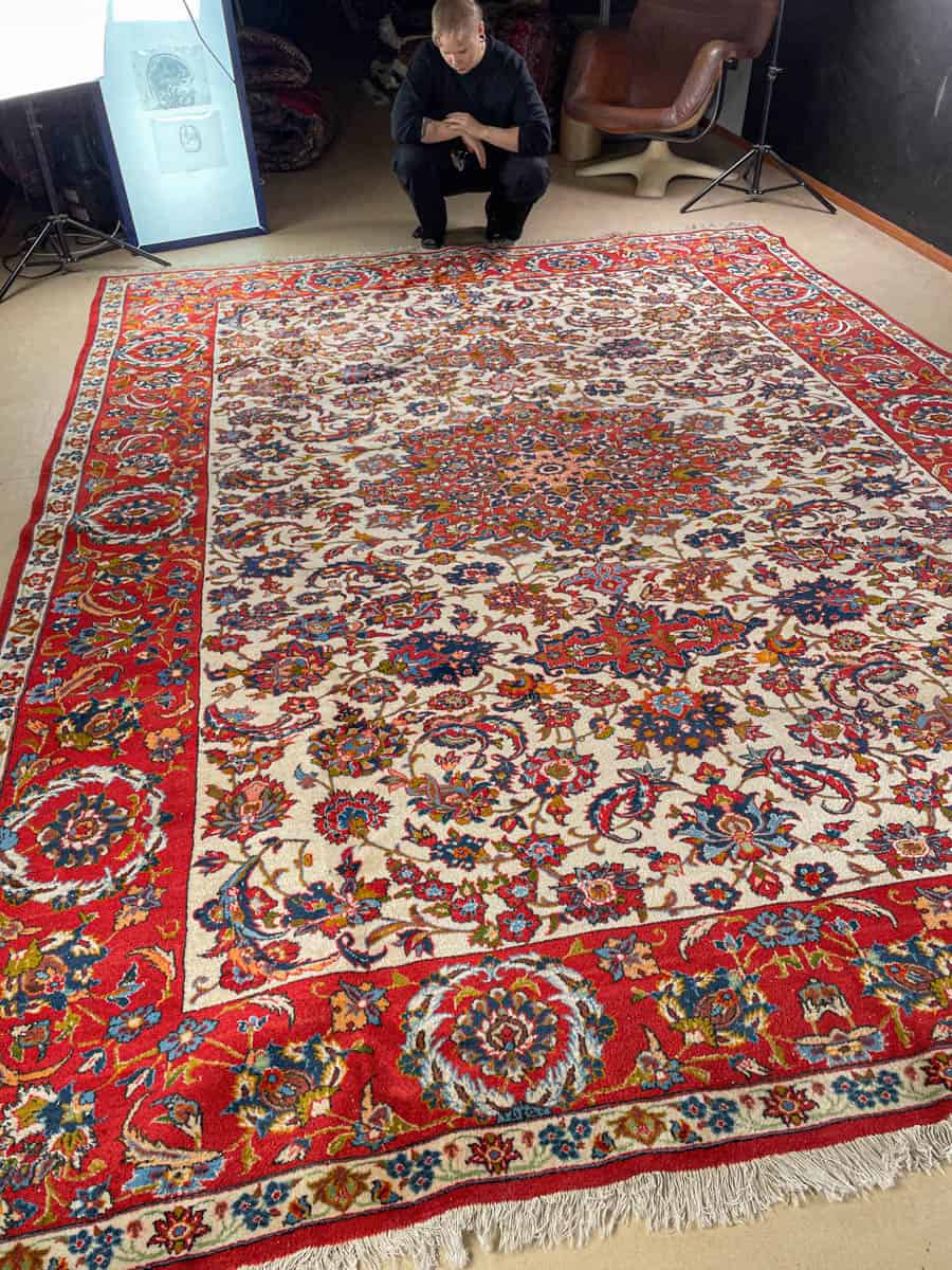 upea palatsikokoinen vaalea isfahan 374 x 285 cm