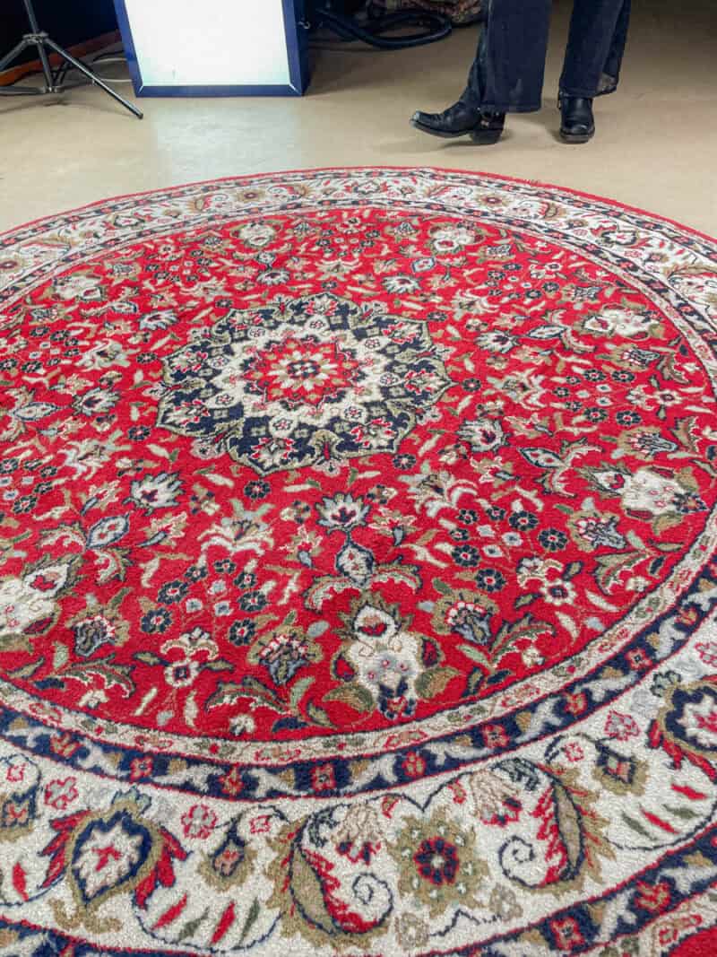 harvinainen pyöreä keshan 197 x 197 cm