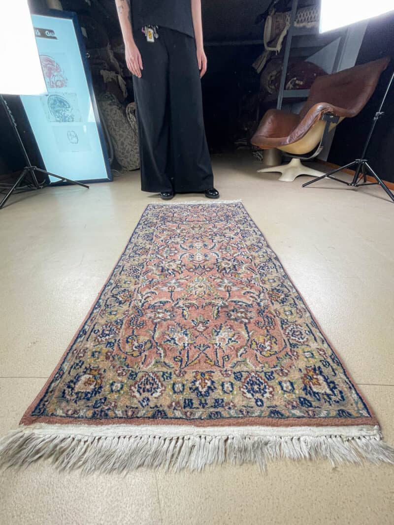 pastellisen harmoninen tabriz 151 x 69 cm