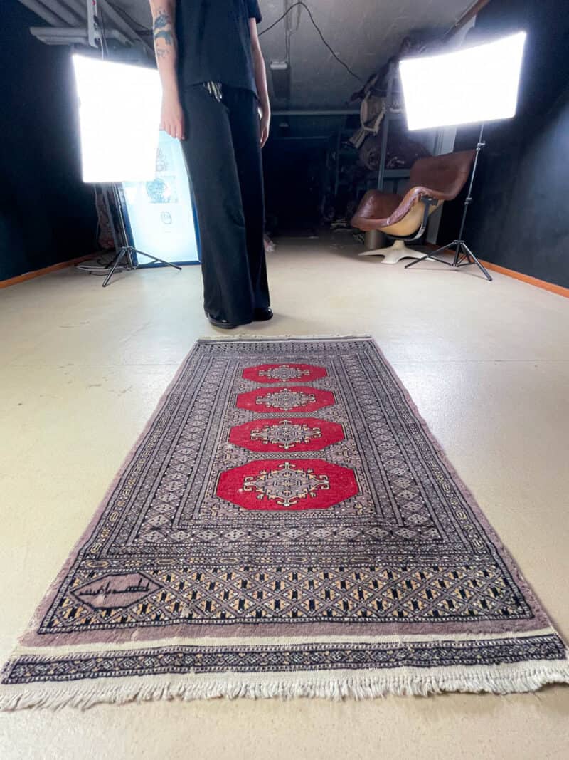 signeerattu vintage buhara 120 x 79 cm