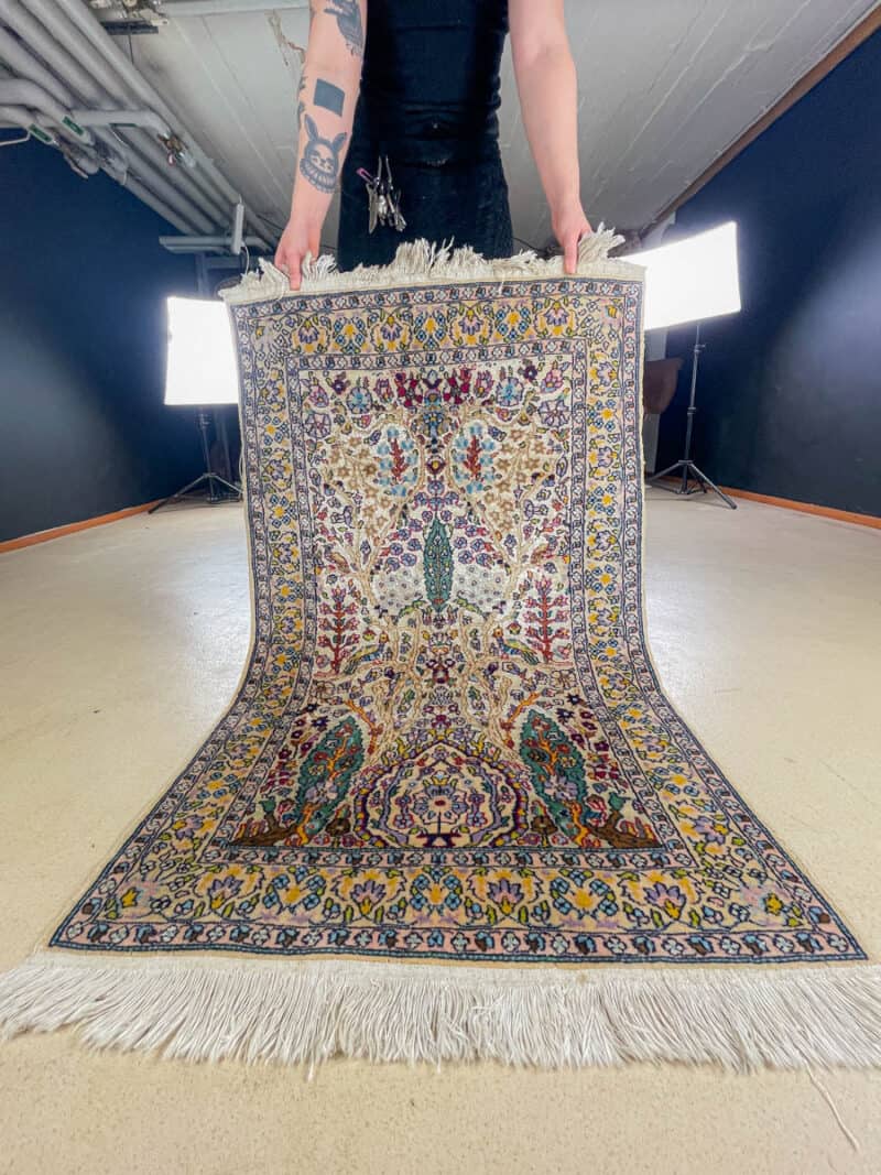 silkkimatto satumainen kasmir 134 x 78 cm