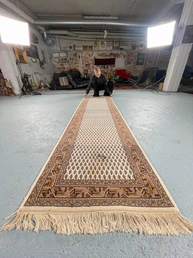 perinteinen sarouk mir käytävämatto 410 x 85 cm (kopio)