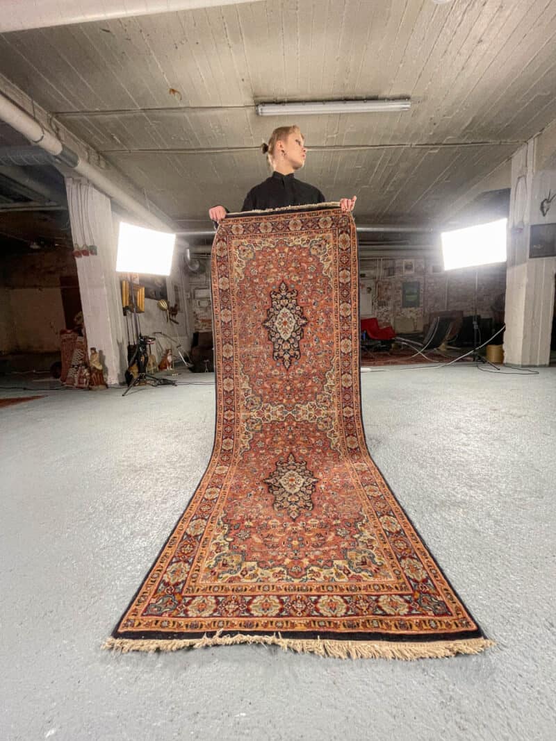 uskomaton kasmir käytävämatto – 220 x 79 cm