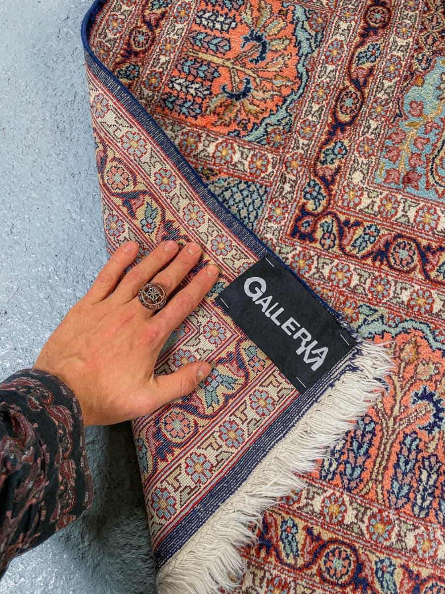 silkkimatto ylimaallinen pastellinen puutarha kasmir 326 x 243 cm