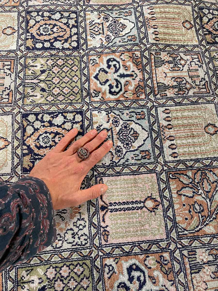 silkkimatto ylimaallinen pastellinen puutarha kasmir 326 x 243 cm (kopio)