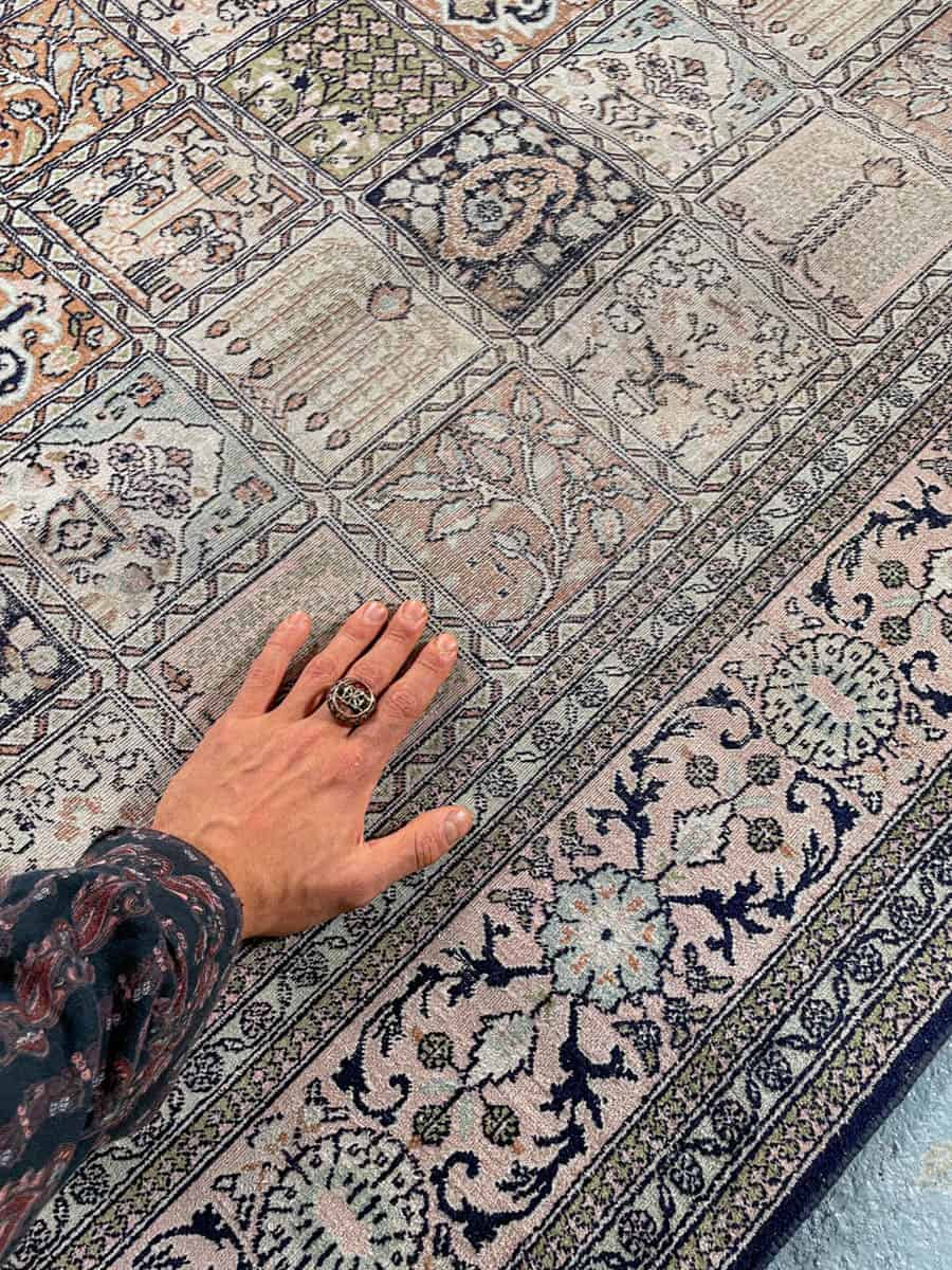 silkkimatto ylimaallinen pastellinen puutarha kasmir 326 x 243 cm (kopio)