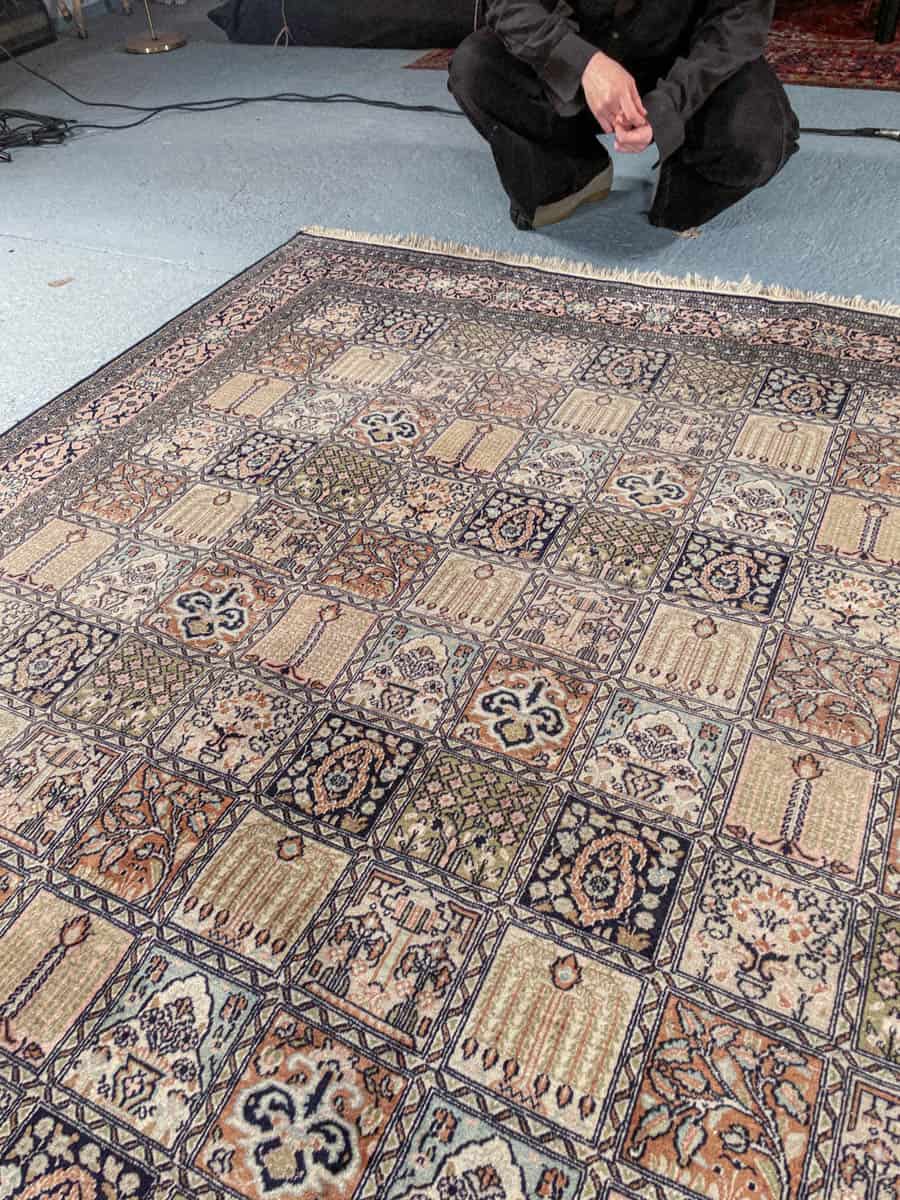 silkkimatto ylimaallinen pastellinen puutarha kasmir 326 x 243 cm (kopio)