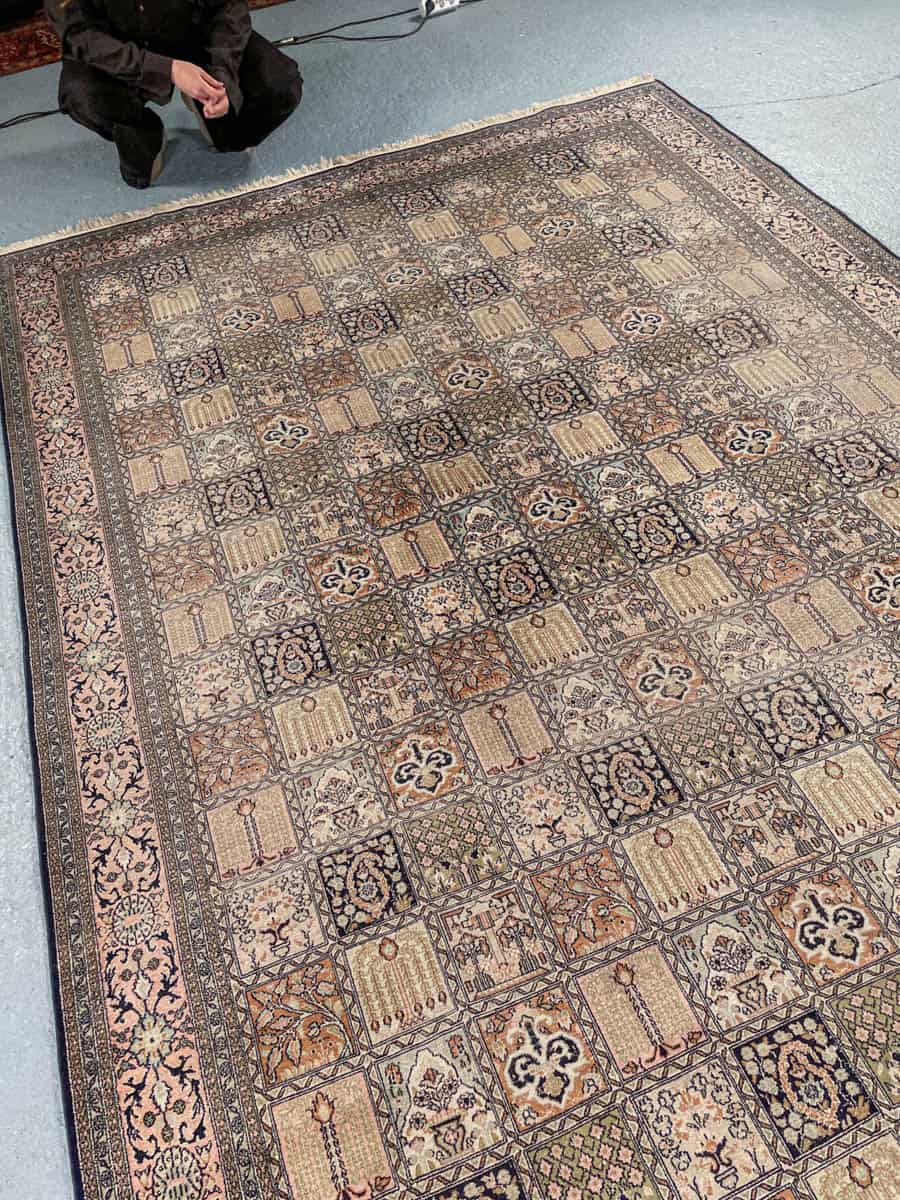 silkkimatto ylimaallinen pastellinen puutarha kasmir 326 x 243 cm (kopio)