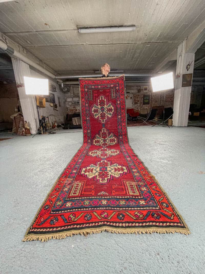 geometrisen harmoninen dosemealti käytävämatto 295 x 73 cm (kopio)