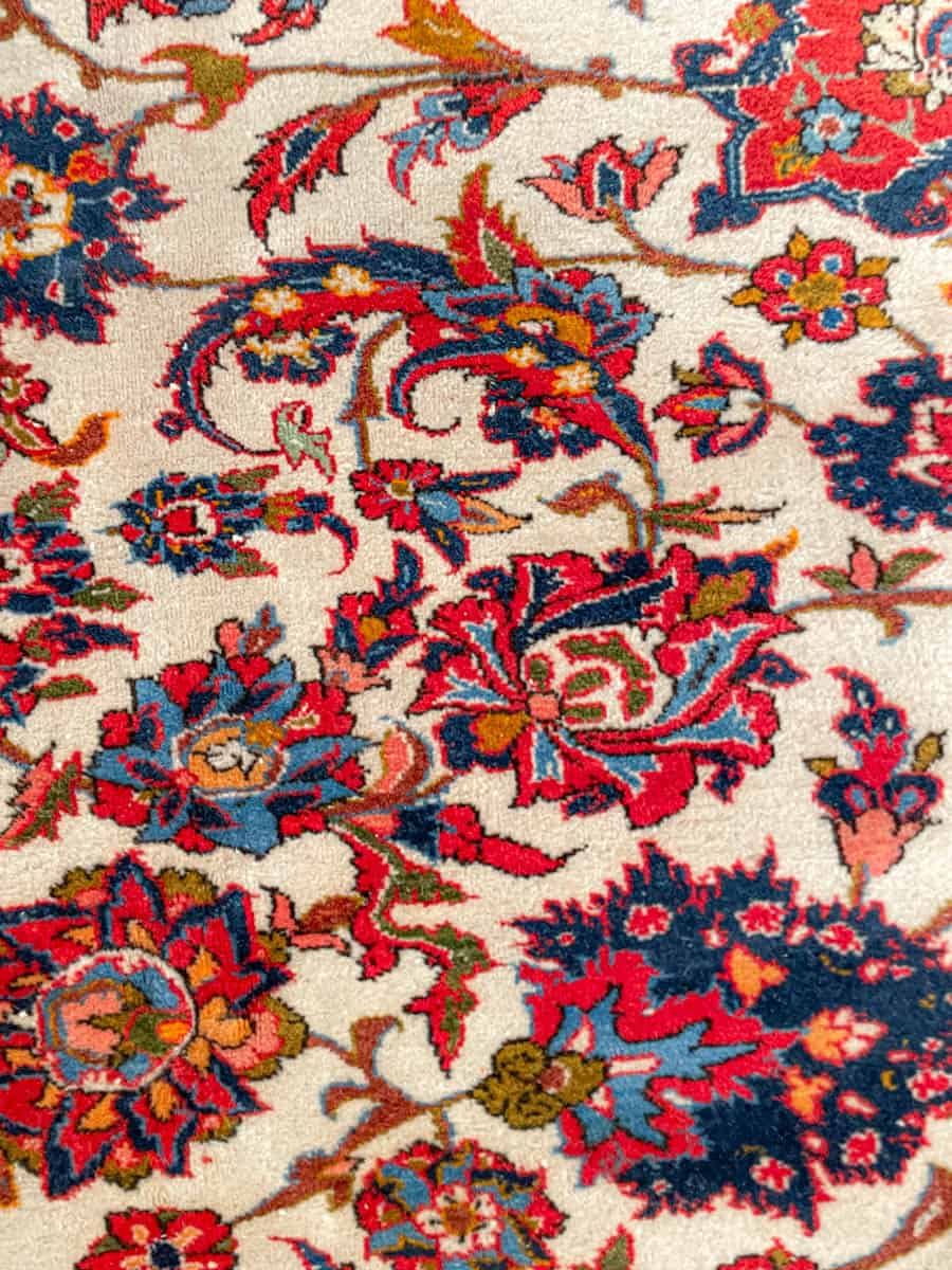 häikäisevä palatsikokoinen vaalea isfahan 374 x 285 cm