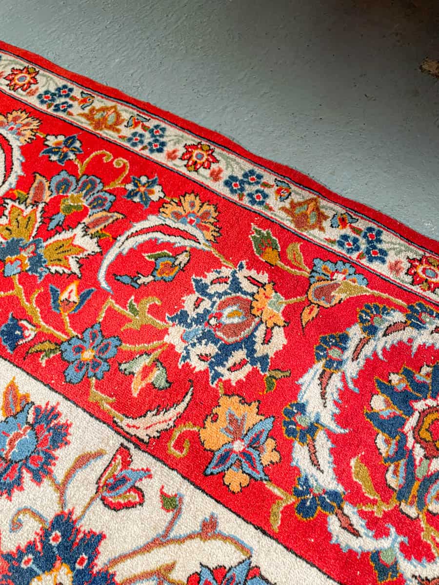 häikäisevä palatsikokoinen vaalea isfahan 374 x 285 cm