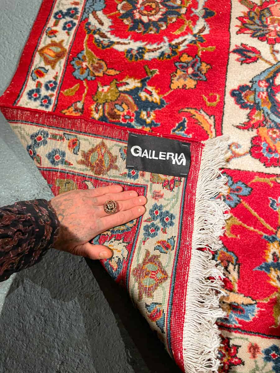 häikäisevä palatsikokoinen vaalea isfahan 374 x 285 cm