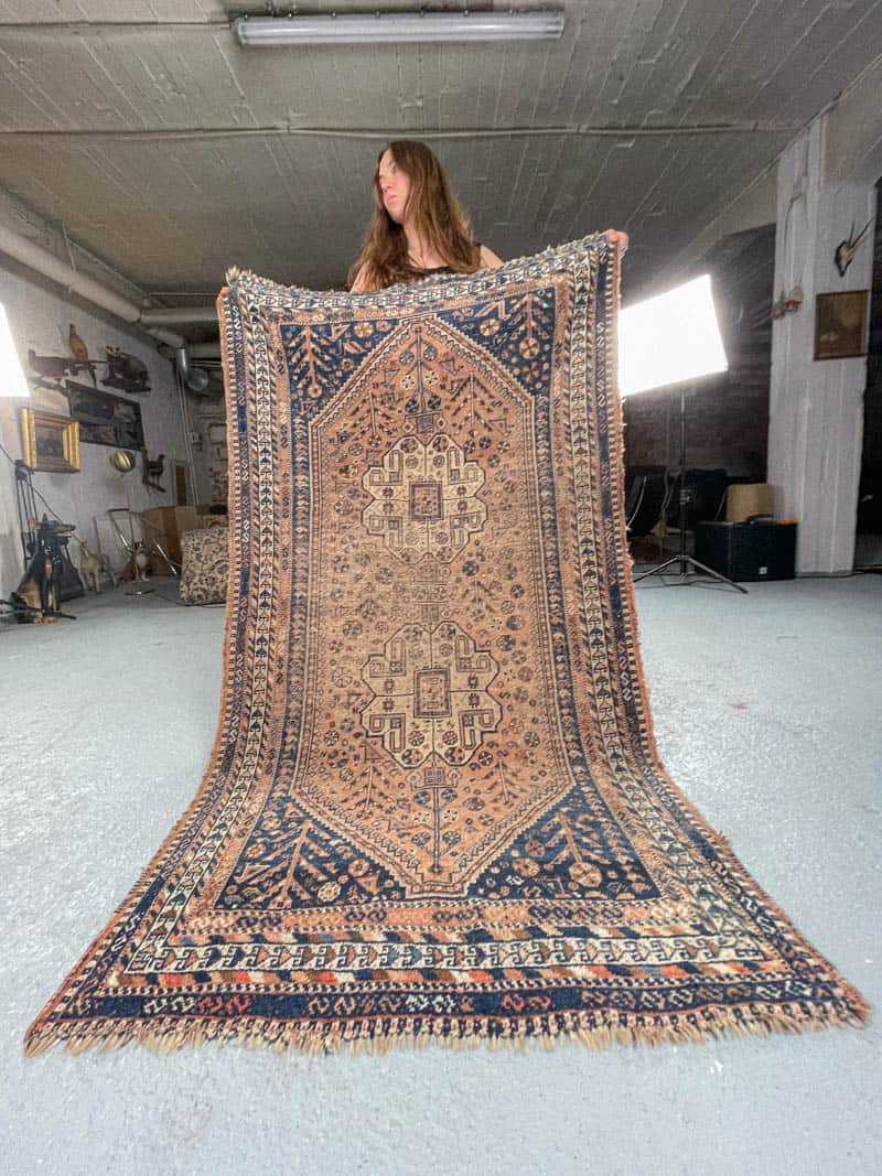 historiallinen puoliantiikki gasghai – 200 x 100 cm