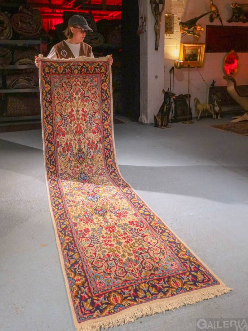 hienostunut sarouk käytävämatto 291 x 75 cm