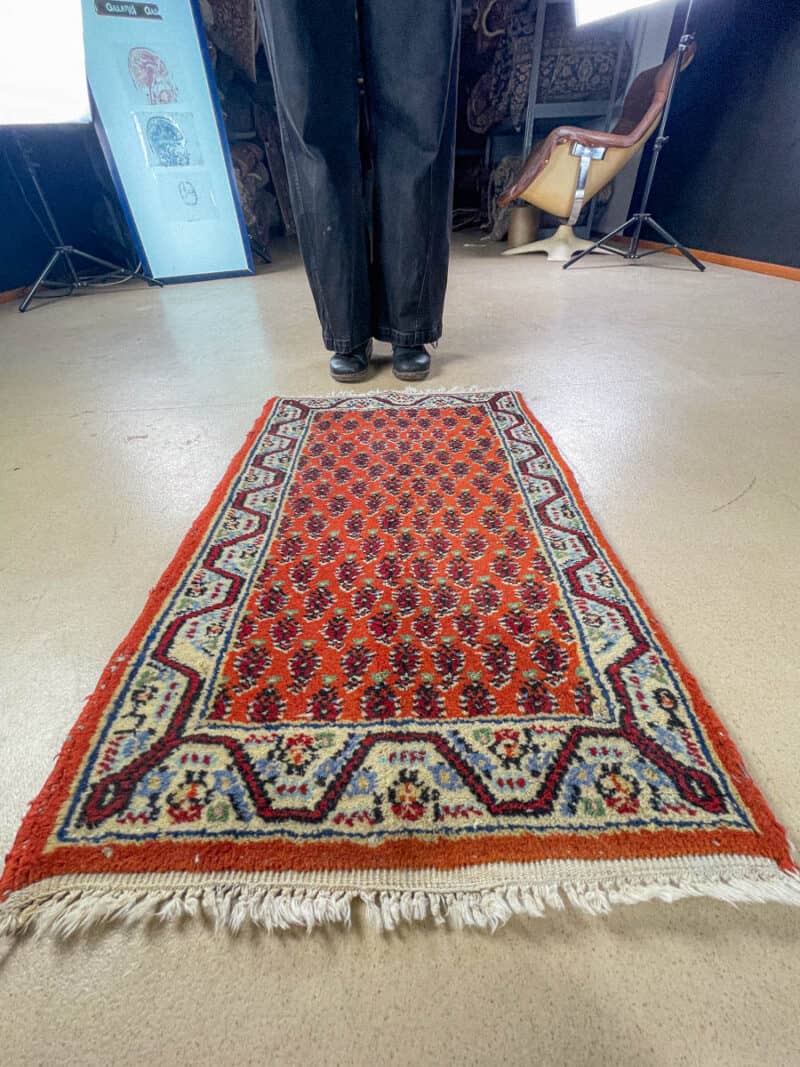 puoliantiikkinen oranssi sarouk mir 139 x 72 cm (kopio)