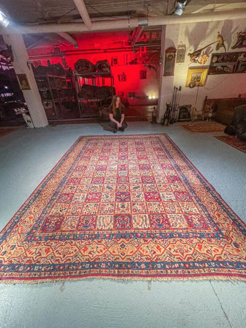 lämminsävyinen puutarha bahtijaari 345 x 250 cm