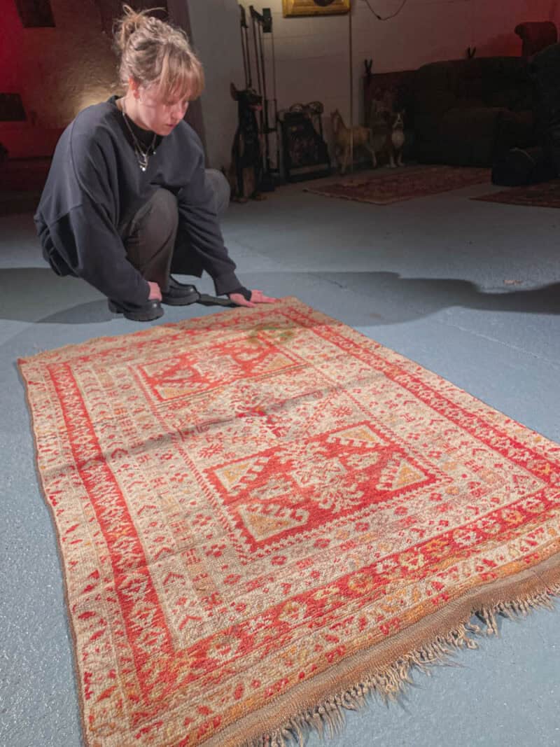 suloinen puoliantiikki oushak 290 x 133 cm