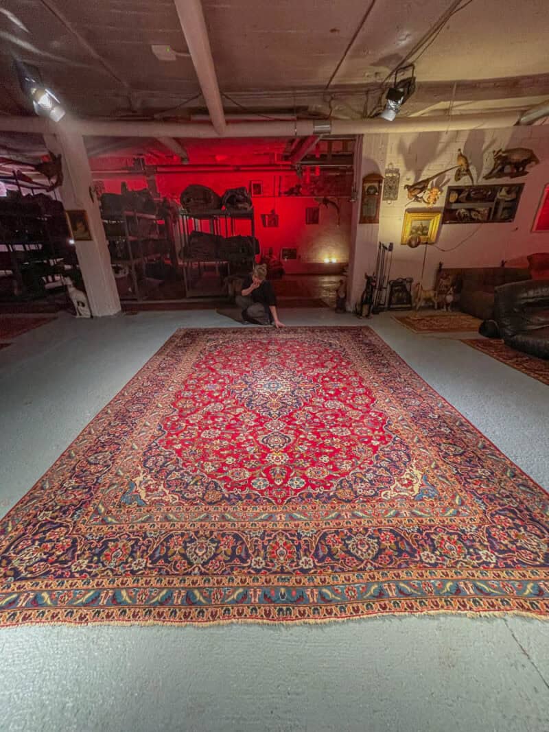 tyrmäävä palatsikokoinen keshan  420 x 275 cm (kopio)