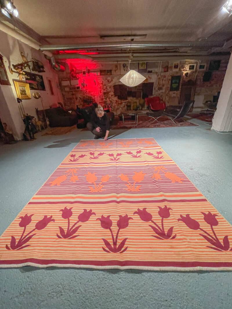 harmonisen klassinen kelim 268 x 153 cm (kopio)