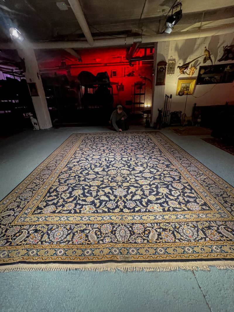 yksityiskohtainen palatsikokoinen keshan 1960 luvulta  400 x 300 cm (kopio)