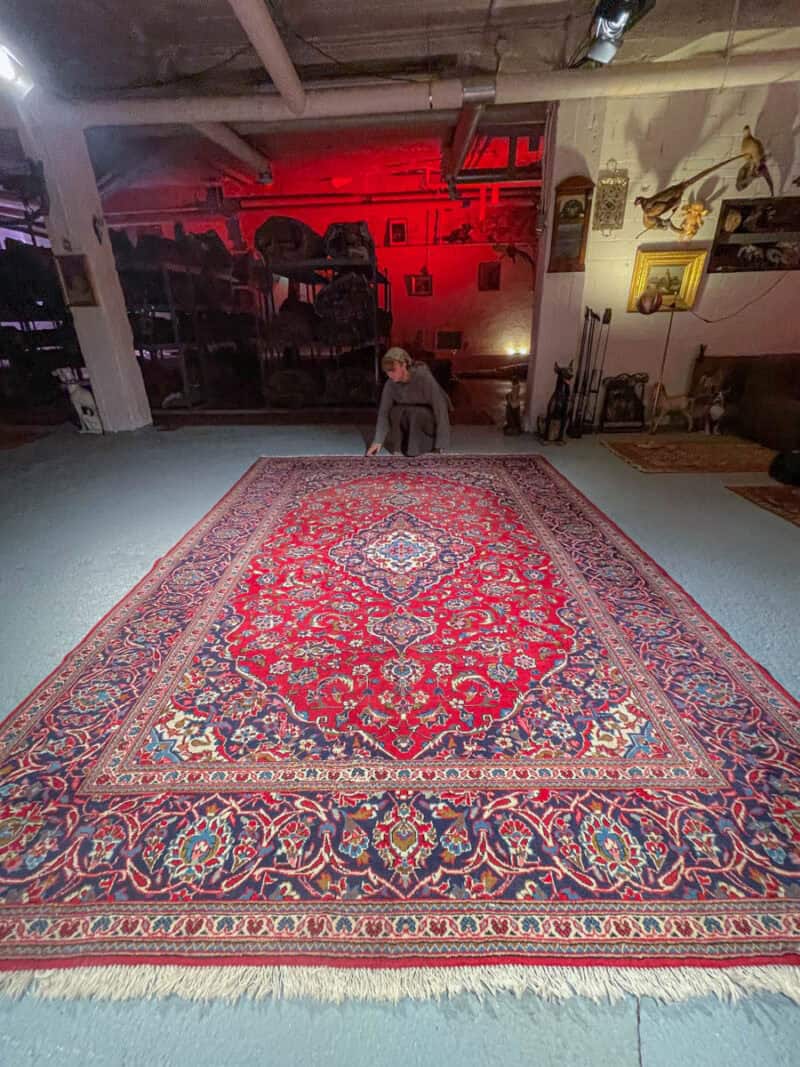 kaunis perinteinen keshan  355 x 245 cm (kopio)