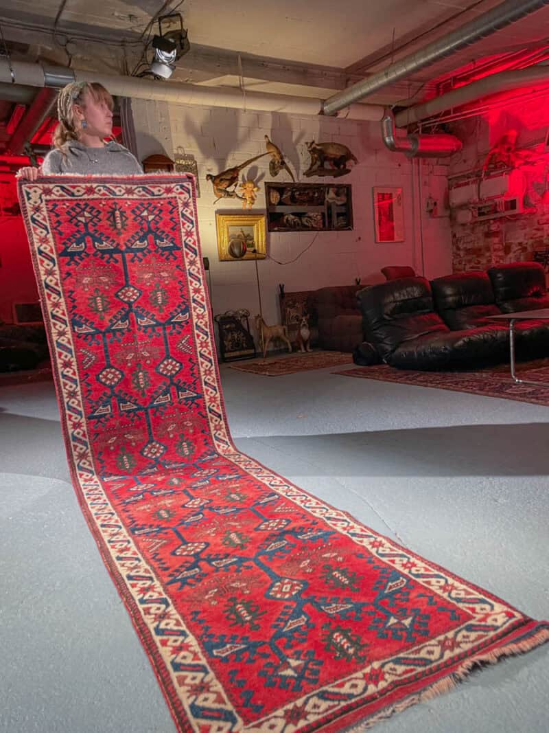 perinteinen bijar käytävämatto 373 x 78 cm (kopio)