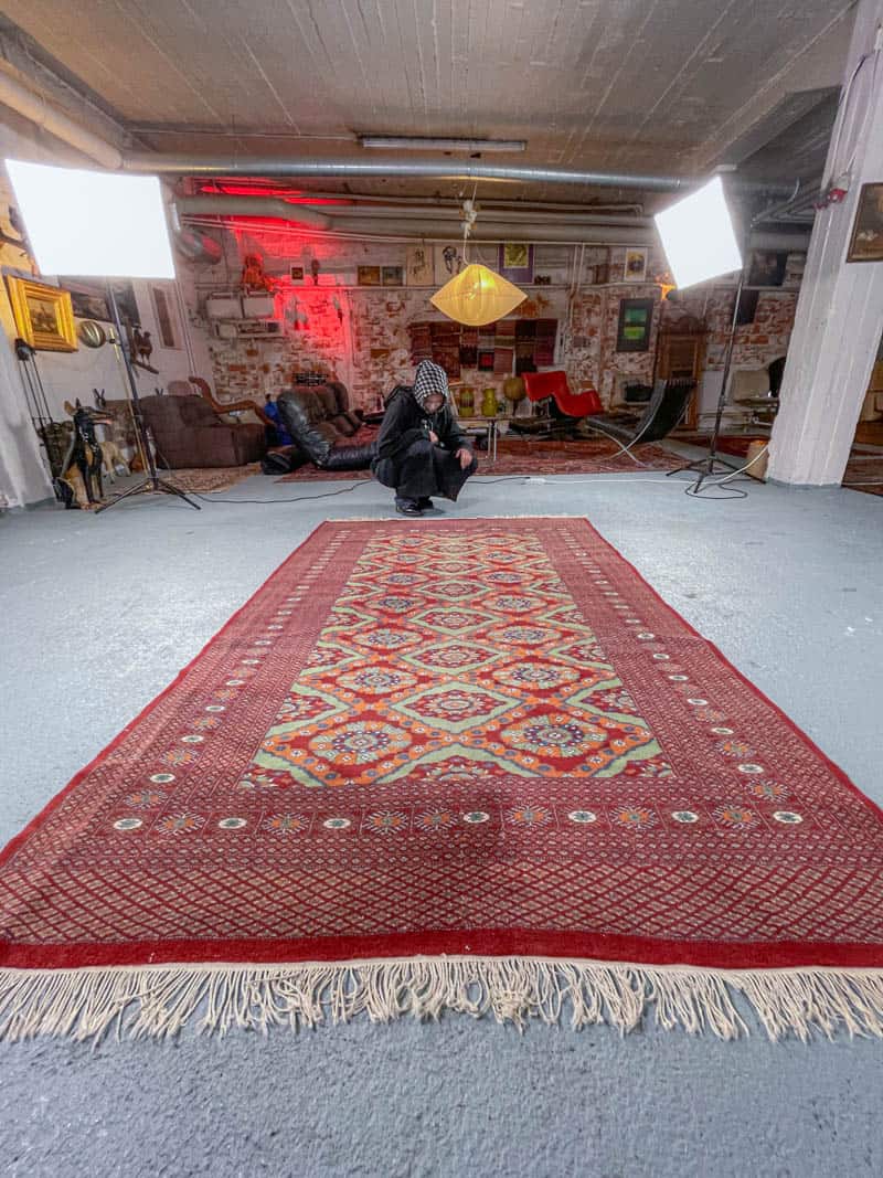 kauniin perinteinen vintage buhara 258 x 176 cm (kopio)