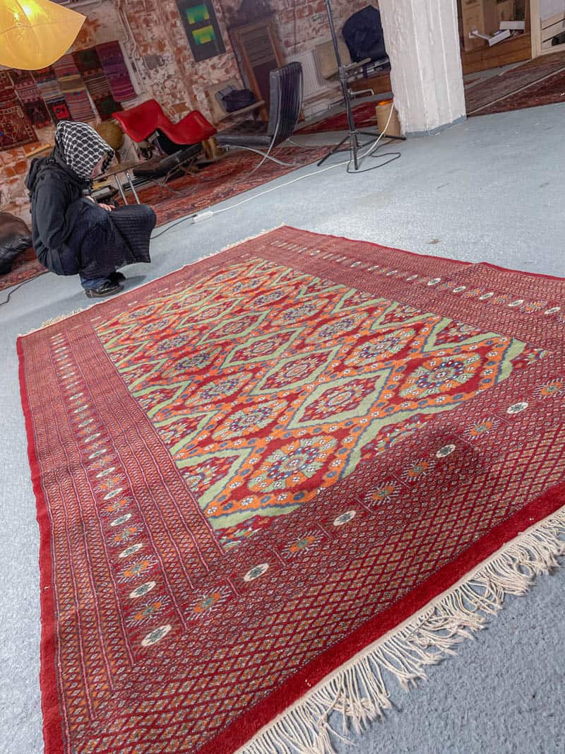 kauniin perinteinen vintage buhara 258 x 176 cm (kopio)