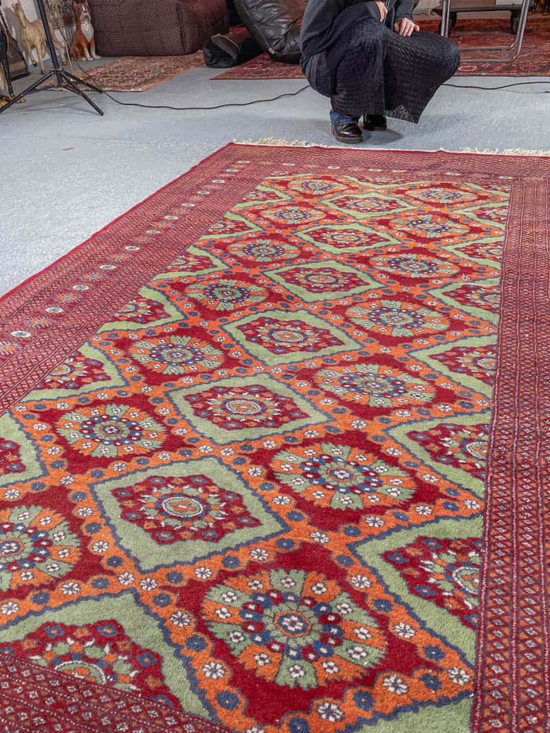 kauniin perinteinen vintage buhara 258 x 176 cm (kopio)