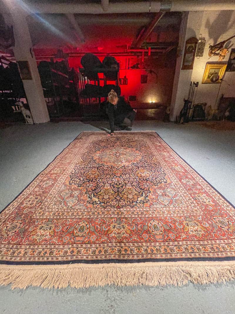 silkkimatto – koristeellinen kasmir – 198 x 124 cm (kopio)