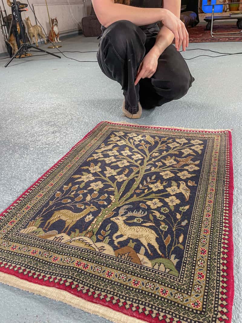 levollisen tyyni puutarha ghom 104 x 64 cm (kopio)