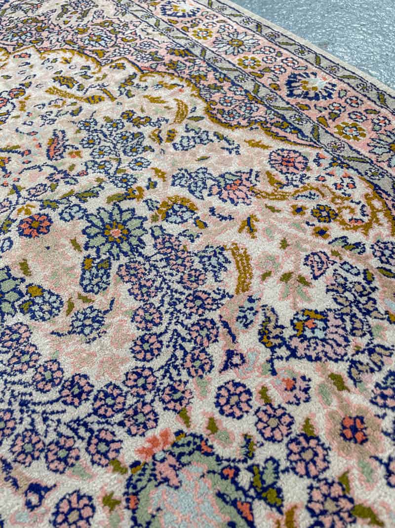 silkkimatto tyrmäävä pastellinen kasmir käytävämatto 370 x 74 cm (kopio)