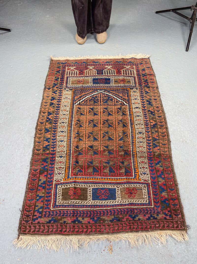 maanläheinen afgaanimatto 146 x 83 cm