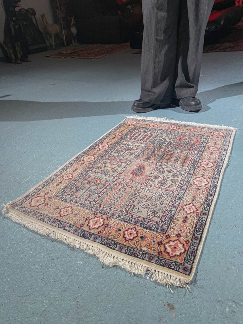 silkki silkillä hehkeä puutarha kasmir 158 x 95 cm (kopio)