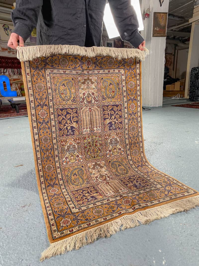 silkkimatto harvinainen puutarha kasmir käytävämatto 248 x 63 cm (kopio)