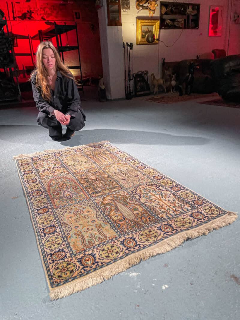 silkkimatto – loistelias puutarha kasmir 188 x 121 cm (kopio)