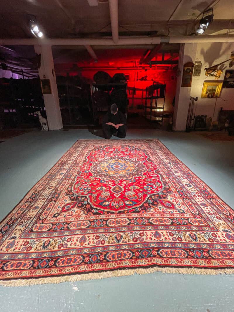 uljas meshed 1960 luvulta 318 x 220 cm